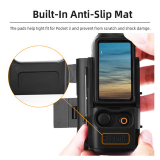 Dành Cho DJI OSMO POCKET 3 Giá Đỡ Từ Cố Định Đế Lưng Kẹp adapter Khung Phụ Kiện camera