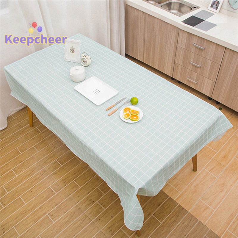 [Keepcheer] Khăn trải bàn chống thấm nước Khăn trải bàn Khăn trải bàn tiệc sạch sẽ [Mới]