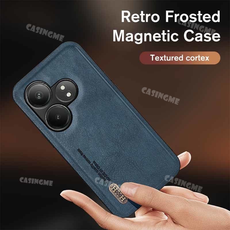 Ốp Điện Thoại Họa Tiết Da Realme GT6 2024 Cho Realme GT Neo 6 6GT GT6 RealmeGT6 Neo6 SE 6T 4G 5G 2024 Bảo Vệ Ống Kính Vỏ Điện Thoại Thời Trang Ốp Lưng Chống Sốc