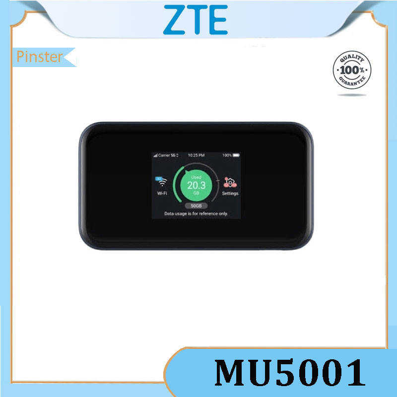 Bộ định tuyến WiFi6 di động ZTE MU5001 5G Qualcomm SDX55 Hỗ trợ công ...
