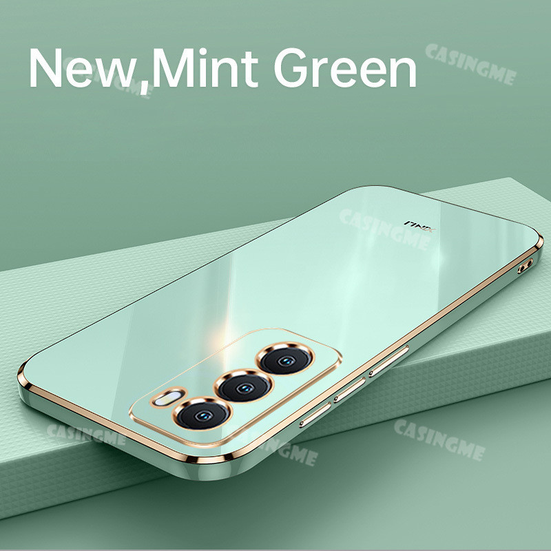 Oppo Reno12 12Pro 5G 2024 Vỏ Mạ Sang Trọng Cho Oppo Reno 12 Reno12 OppoReno12 Pro 12Pro 5G 4G 2024 Ốp lưng Silicon Mềm Chống Sốc Ốp Lưng