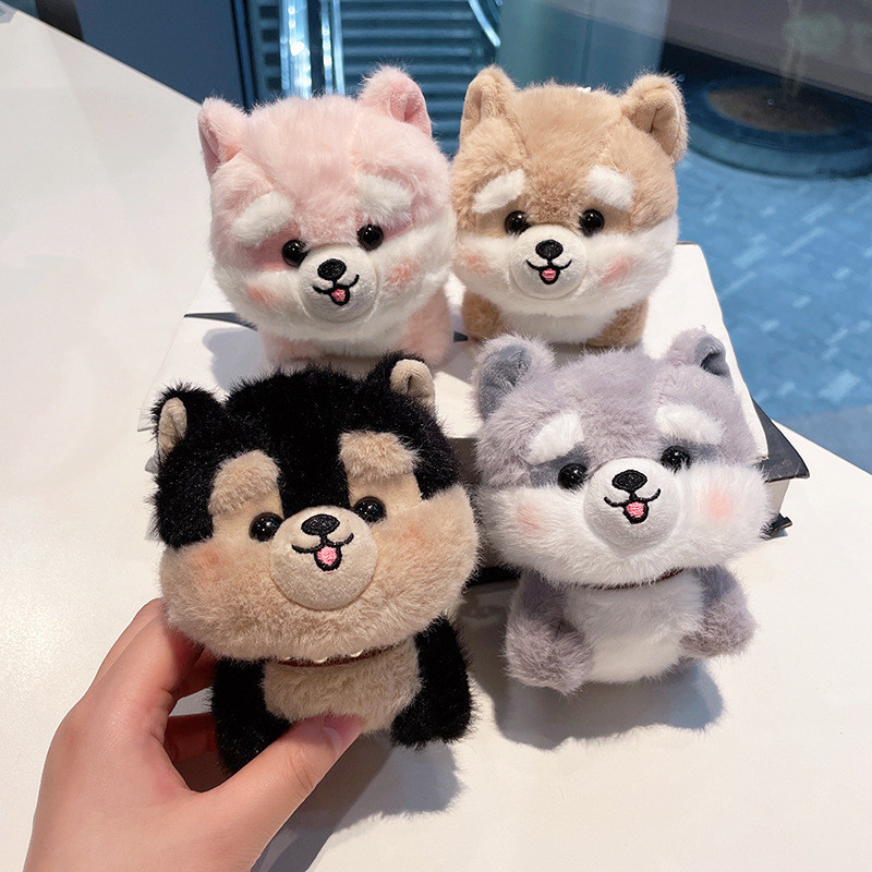 SQ5 Husky Sang Trọng Mặt Dây Chuyền Quà Tặng Sinh Nhật Cho Bạn Bè Ba Lô Quyến Rũ Đồ Chơi Nhồi Bông Móc Khóa Bộ Sưu Tập Trang Trí QS5
