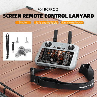 Dành Cho DJI AIR 3 Dây Điều Khiển Từ Xa RC / RC2 Khóa Kim Loại MINI 4PRO Móc Treo Dây Phụ Kiện