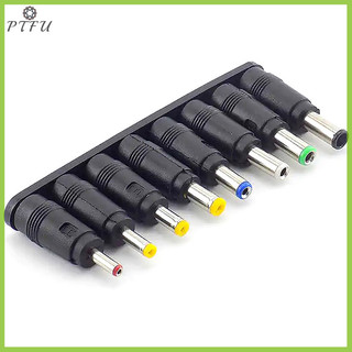 PTFU 8 Chiếc Đa Năng Laptop Nguồn Điện Adapter Kết Nối Cắm AC Jack Sạc Kết Nối Bộ Chuyển Đổi Nguồn Cắm Mới