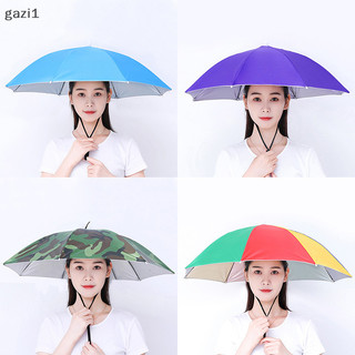[gazi1] FishingUmbrella Mũ Gấp Ô Cắm Trại Câu Cá Đi Bộ Đường Dài Lễ Hội Cửa Hàng Ngoài Trời