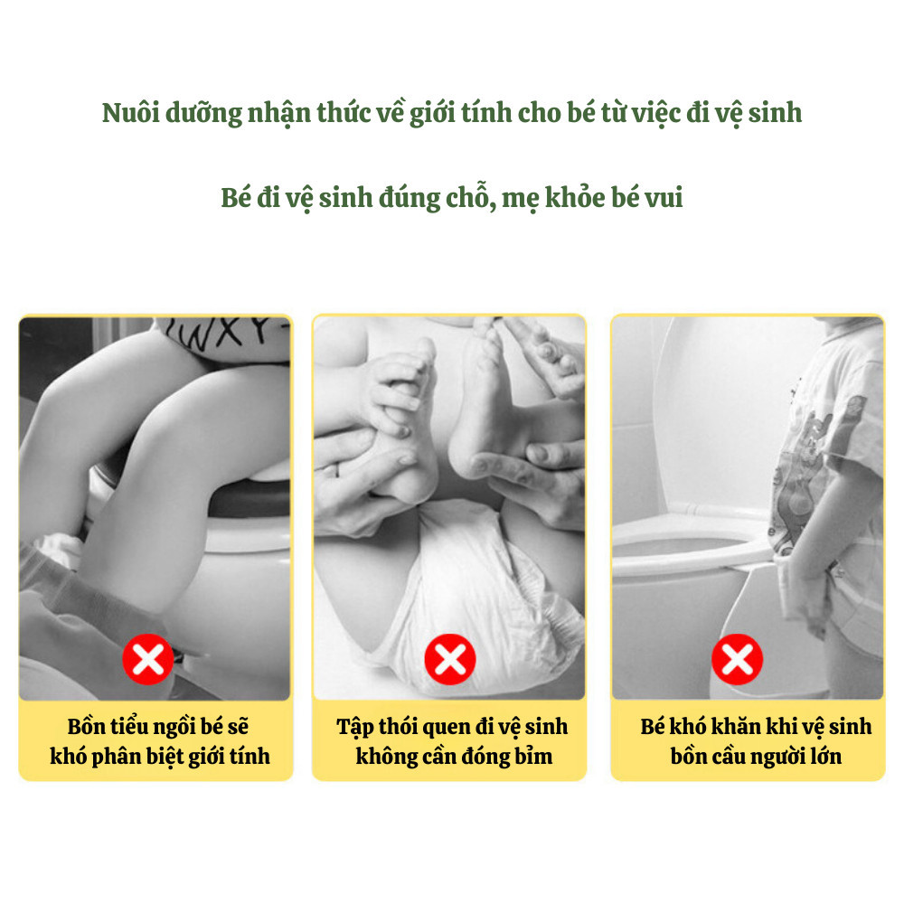 Bồn Tiểu Đứng Cho Bé Trai, bồn đi vệ sinh gắn tường tập đi vệ sinh cho bé.
