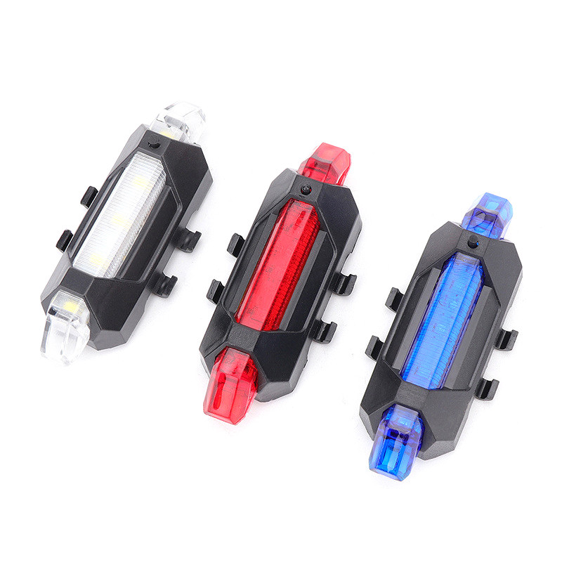 Tmoy USB Sạc Xe Đạp Đuôi Đèn Đi Đêm Đèn Cảnh Báo An Toàn 918 Đuôi Đèn LED Xe Đạp Thiết Bị Đi Xe TCVN