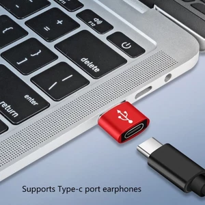 WU Độ bền Nhôm USB C sang USB Bộ chuyển đổi OTG để kết nối bàn phím và chuột trong thiết lập du lịch văn phòng Hỗ trợ Musi