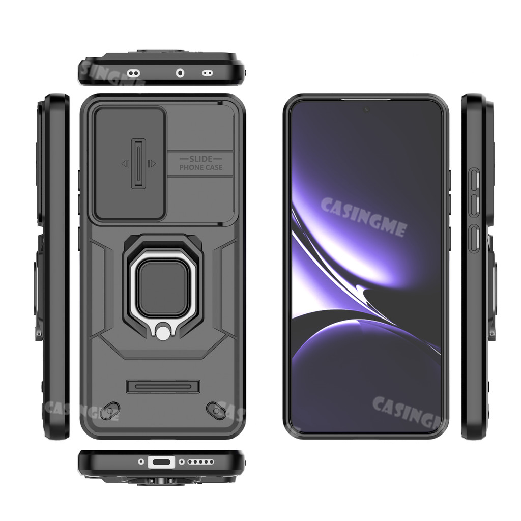 Dành Cho Poco X7 Pro 5G Ốp Lưng Bảo Vệ Ống Kính Cửa Sổ Trượt Vỏ Cho PocoX7 Pro Poco X7Pro PocoX7Pro 5G 2025 Ốp Lưng Giáp Chống Sốc Vòng Silicon Đứng Vỏ Điện Thoại