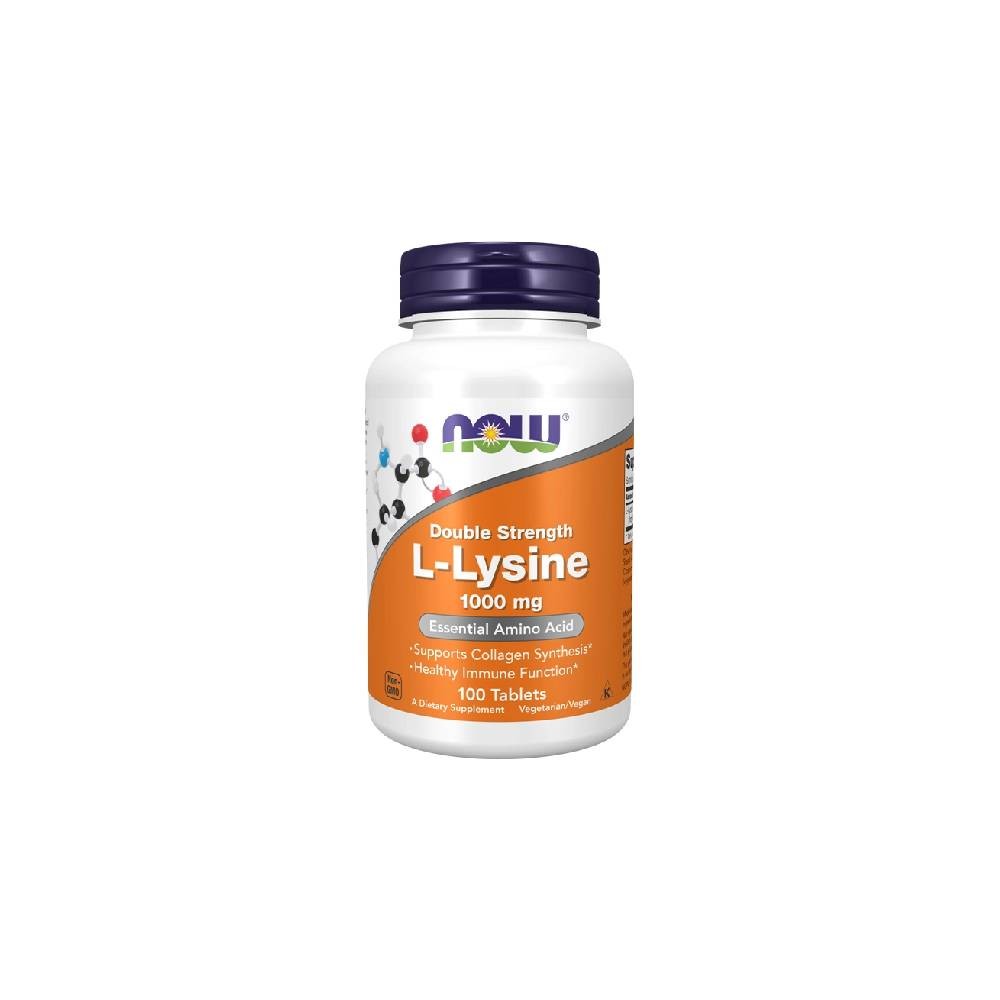 NOW L-LYSINE – VIÊN UỐNG CỦNG CỐ HỆ MIỄN DỊCH, HỖ TRỢ SỨC KHỎE TOÀN DIỆN