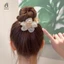 Phụ Nữ Kim Cương Giả Hoa Mặt Trời Đeo Chéo Kẹp Tóc Thanh Lịch Đuôi Ngựa Tóc Cua Móng Vuốt Tóc Bé Gái Phụ Kiện Tóc Mới