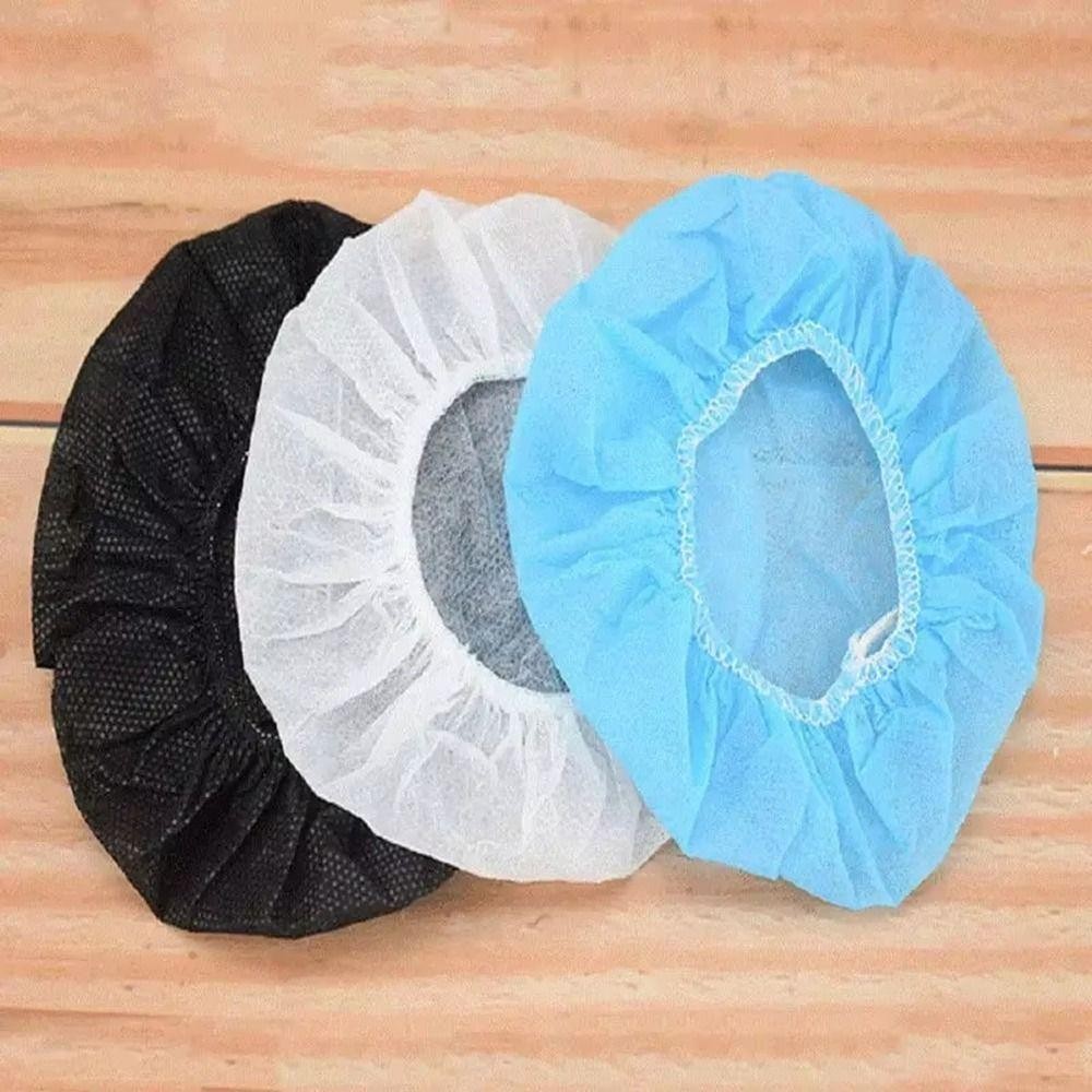 HOBBYIN 100 Cái / túi Vỏ tai nghe, Vỏ micro chống mồ hôi chống bụi bẩn, Nắp bảo vệ micro dùng một lần không dệt có độ đàn hồi cao