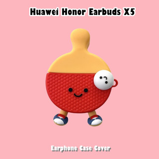 [imamura] Dành Cho Huawei Honor Earbuds X5 Ốp Lưng Tai Nghe Hoạt Hình Thời Trang Vỏ Silicon Mềm NO.4