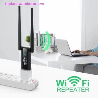 Toplanswatchstore 300Mbps 2.4G USB Bộ mở rộng bộ lặp WiFi không dây Bộ định tuyến Bộ khuếch đại tín hiệu WiFi Bộ tăng cường Wi-Fi tầm xa Điểm truy cập VN