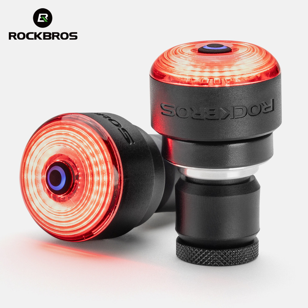 Đèn hậu thông minh Rockbros cho xe đạp, đồng bộ cảm biến, phù hợp MTB và xe đạp đường bộ