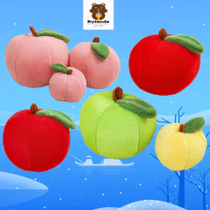 Rytanda Apple Sang Trọng Đồ Chơi Mô Phỏng Dễ Thương Táo Đỏ Mềm Đầy Trái Cây Gối Cho Trẻ Em Bạn Gái Quà Tặng Sinh Nhật Trang Trí Gia Đình Quà Tặng Giáng Sinh