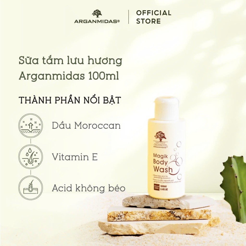 Ảnh Sữa tắm lưu hương Arganmidas Magik Body Wash - 100ml 2