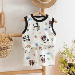 Trẻ Em Quần Áo Trẻ Em Áo Quần Short Bộ Cotton Thoáng Khí Đen Công Nghệ Đa Năng Hợp Thời Trang Chơi Phù Hợp Với Quần Áo Ma Thuật Cho Bé Trai Bé Gái S9