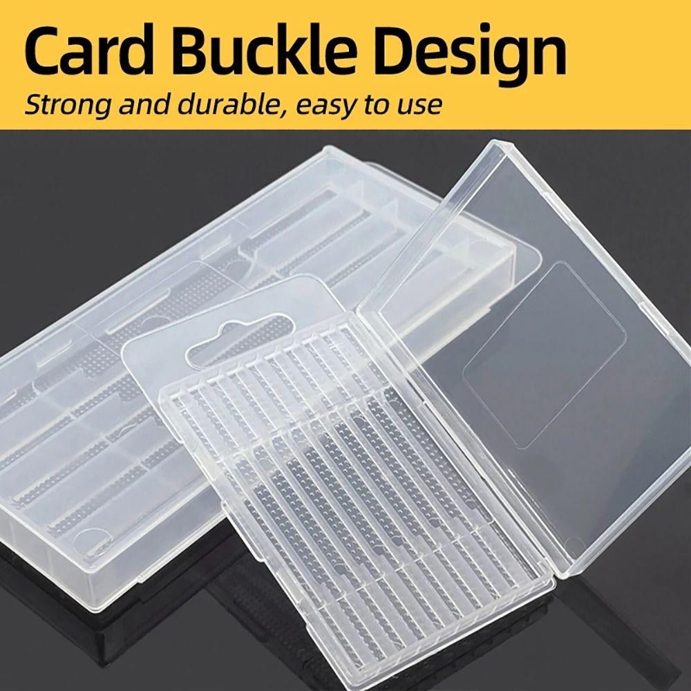 YUUKII 1 Cái Hộp Bảo Quản Mũi Khoan, Nhựa 5 / 10 Lỗ Bộ Phận Dụng Cụ Bảo Quản, Hộp Dụng Cụ Phần Cứng Đa Dạng Bền Đẹp Cho Phụ Kiện Vòi Khoan Xoắn