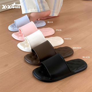 Xixitiao Dép Đi Trong Nhà Dành Cho Nam Và Nữ Nhẹ Đế Mềm Màu Trơn Thích Hợp Sử Dụng Trong Nhà Vào Mùa Hè