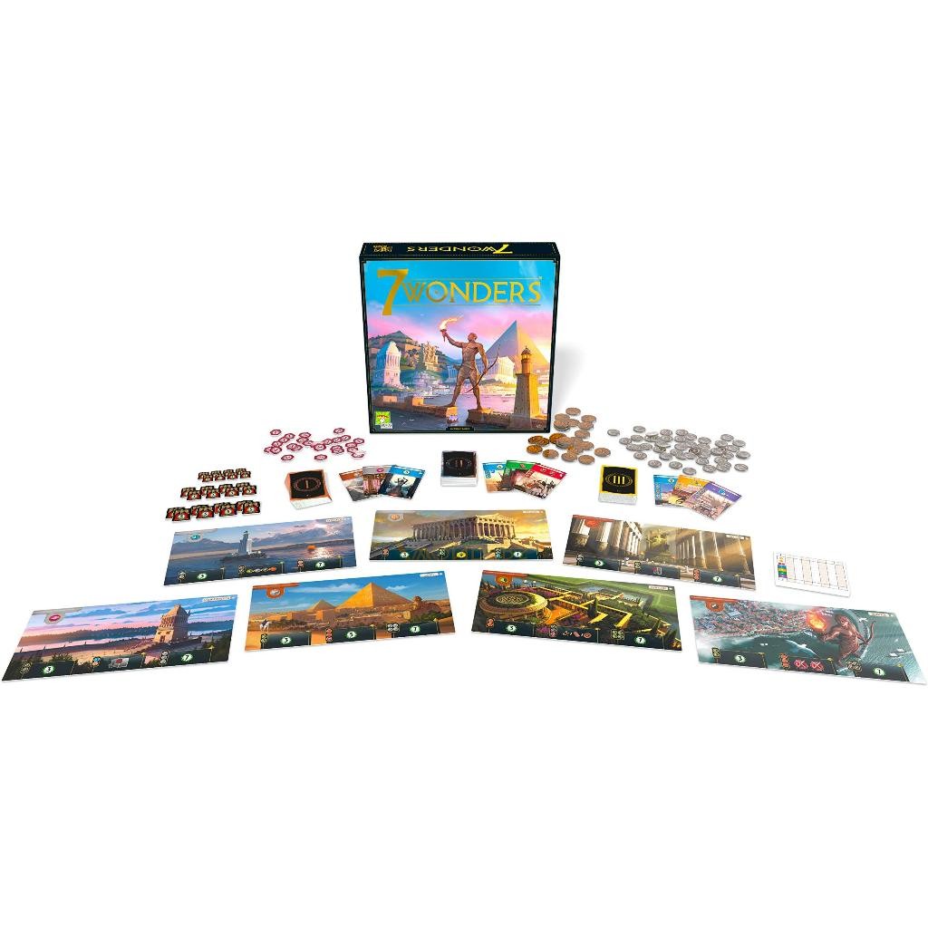 [Luật Việt] Boardgame 7 Wonders trò chơi 7 kỳ quan phiên bản 7 Wonder 2023 2-67102