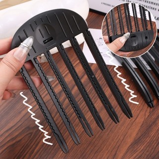 Kẹp tóc lông tơ 3 / 6 Răng - Kẹp tóc làm rụng tóc - Con lăn uốn tóc - Lược điêu khắc gió - Kẹp hình dạng cố định uốn tóc cho nữ - Dụng cụ tạo kiểu vòm cao