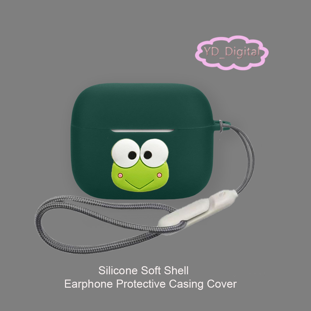 Dành Cho Oppo Enco Buds 3 Pro Ốp Lưng Cắt Tai Nghe Silicon Vỏ Bảo Vệ Tai Nghe Chống Bụi Tai Nghe Da Tay Dây Phụ Kiện