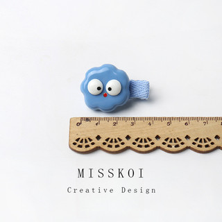 MISMEMO Ngộ nghĩnh Mắt Lớn Quái Vật Nhỏ Kẹp Tóc Sức Sống Cô Gái Phụ Kiện Tóc Dễ Thương Kẹp Bên Mũ Đội Đầu