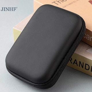 Jinhf EVA Túi Dây Kéo Ổ Cứng Bảo Vệ Túi HDD SSD Cáp USB Sạc Bảo Vệ Túi Cho 2.5 Ổ Cứng Cáp USB Sạc HOT