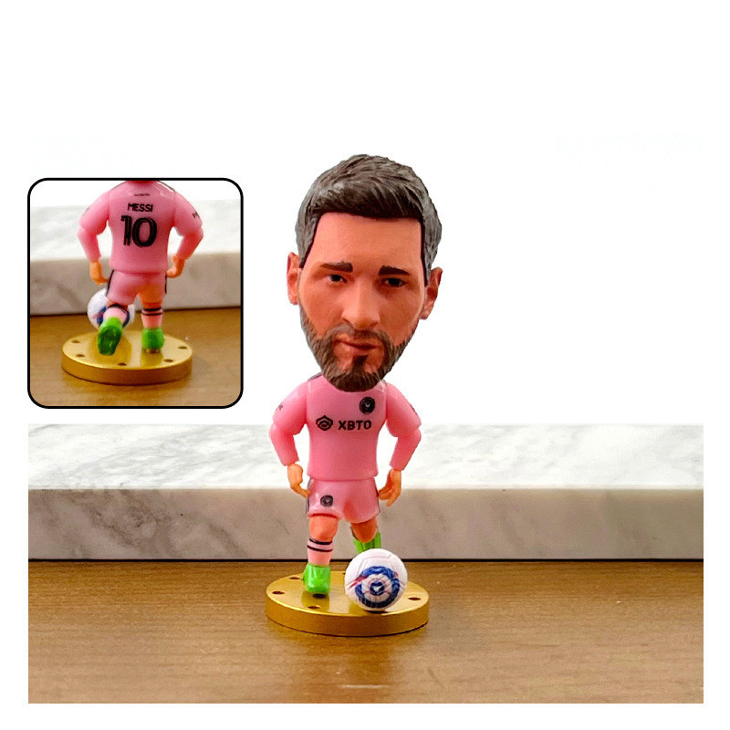 HK1 Ngôi Sao Bóng Đá Nhân Vật Hành Động Lionel Messi Cristiano Ronaldo Mô Hình Búp Bê Đồ Chơi Cho Trẻ Em Quà Tặng Bộ Sưu Tập Trang Trí KH1