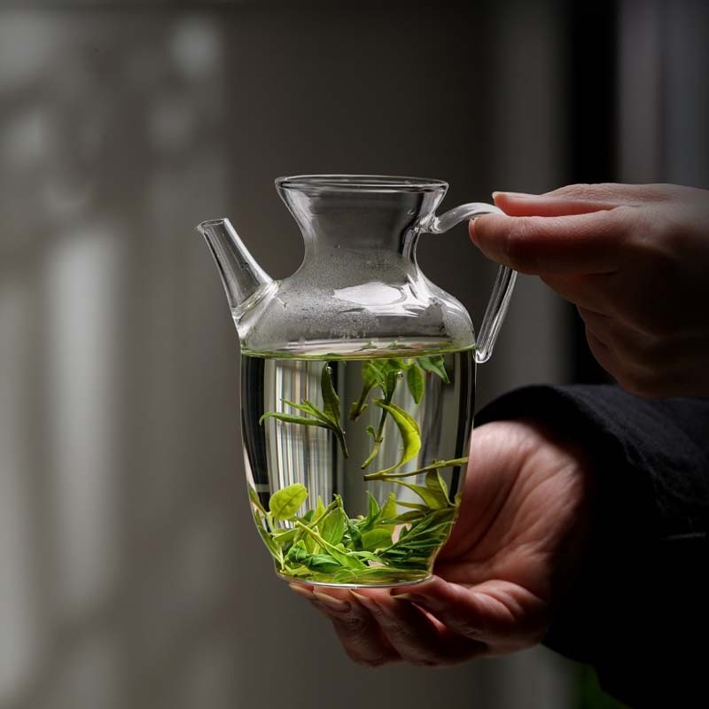 Tống trà bằng thủy tinh chịu nhiệt Borosilicate cao cấp kèm lọc