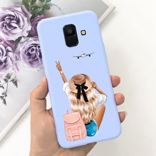 Ốp Lưng Cho Samsung Galaxy A6 (2018) / A6 Plus (A6 +) SM-A600G A605G A6Plus Ốp Điện Thoại TPU Silicon Mềm In Hình Thời Trang