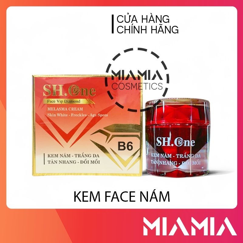 Kem Face VIp SH One B6 Chính hãng - Face Vip Diamond Màu Đỏ Hỗ Trợ Giảm ...