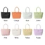 Túi Tote ESSENCEH, Túi Xách Màu Trơn Dung Tích Cao, Túi Đeo Vai Đơn Hàng Ngày Nylon Chống Thấm Nước Tối Giản Nữ Cô Gái