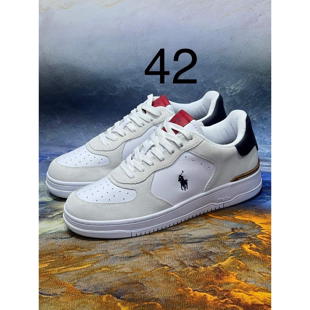 Giày sneaker hàng hiệu Polo Ralph Lauren Masters Court Leather Sneaker - Low Tops 2024 chính hãng - nhiều phối màu