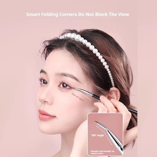 Bàn chải kẻ mắt Bàn chải kẻ mắt góc Bàn chải lông mềm chính xác có thể giặt được