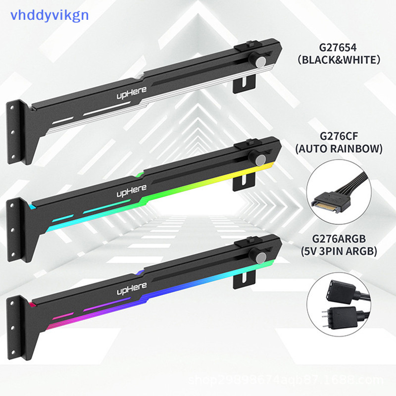 Vhdd VGA Card Đồ Họa Hỗ Trợ Khung GPU RGB Dạ Quang Ô Nhiễm Đèn Trang Trí Đồng Hành 5V ARGB AURA SYNC VN