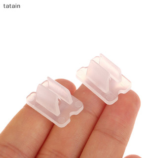 Tatain 50 Cái 6 * 12MM Dải LED Cố Định Kẹp Kết Nối Để Sửa 2835 Đèn Neon 220V COB Khóa Nhựa Chất Lượng Cao Linh Hoạt Phụ Kiện VN