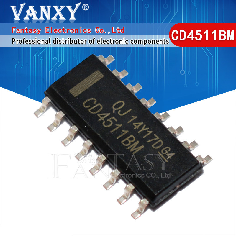 10 Chiếc CD4511BM SOP16 CD4511BM96 SOP CD4511 SOP-16 SMD CD4541BM ...