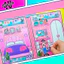 ĐỒ CHƠI NGÔI NHÀ BÚP BÊ GIẤY CẮT THỦ CÔNG DIY - TOCA LIFE WORLD - MẪU TA064