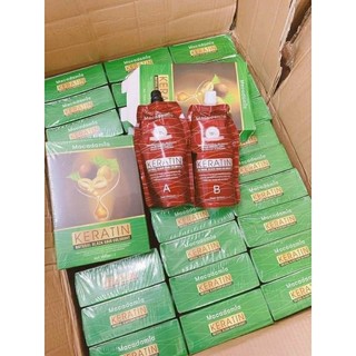 Nhuộm phủ bạc thảo dược không dính da đầu màu Đen Và Nâu macadamia 500mlx2