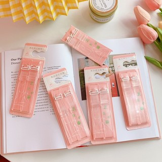 🍉Dây Áo Trong Suốt Silicon Cao Cấp Đóng Bìa Hồng - Điều Chỉnh Tăng Giảm Dẻo Bền Đẹp