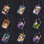 Móc khóa mica IN HÌNH JoJo's Bizarre Adventure Cuộc Phiêu Lưu Bí Ẩn anime chibi xinh xắn dễ thương