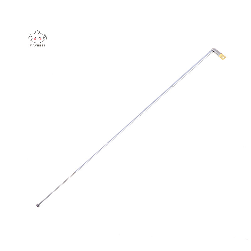 Maybest 1Pc 37cm 5 Phần Thép không gỉ Kính thiên văn AM FM Radio Ăng-ten đa năng {VN}