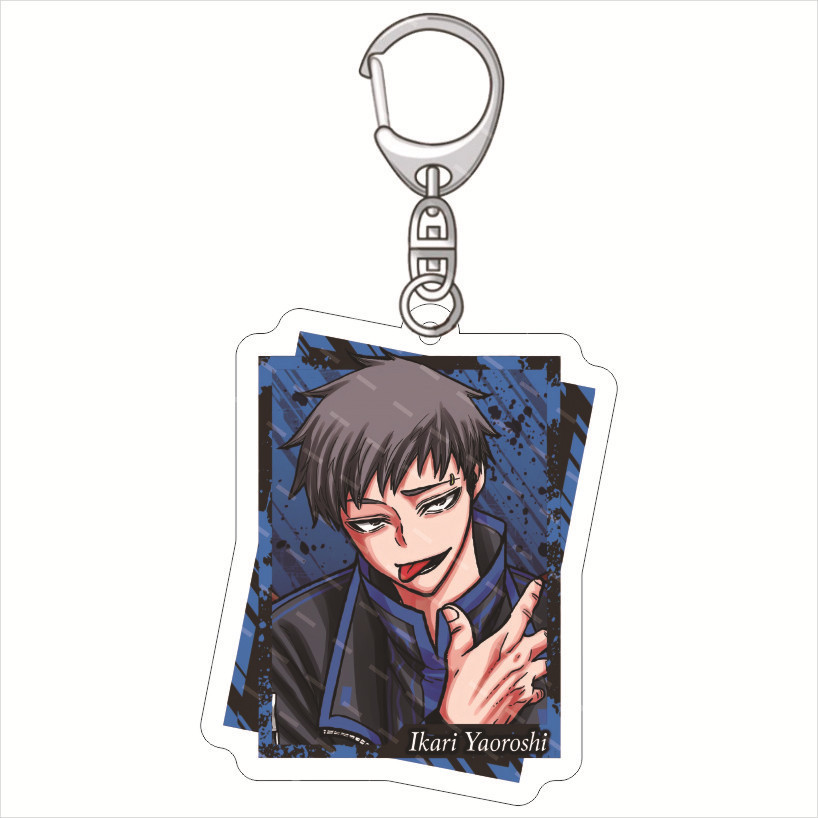 HK1 Tougen Anki Dark Demon of Paradise Shiki Ichinose Naito Mudano Jin Kougasaki acylic móc chìa khóa túi móc khóa pendan