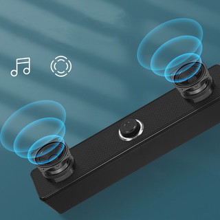 Máy tính để bàn Mini, hệ thống âm thanh, văn phòng, nhà, máy tính xách tay để bàn, loa nhỏ Bluetooth có dây, loa siêu trầm