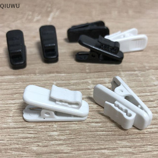 Qiuwu 10 chiếc kẹp giữ dây tai nghe cổ xoay, phụ kiện quấn dây tai nghe