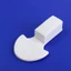 Tay cầm nắp bọc ghế ZENZON, Tay cầm nâng ghế vệ sinh bằng nhựa màu trắng, Giá đỡ Closestool Chống bẩn Thiết bị nâng nhà vệ sinh di động Du lịch