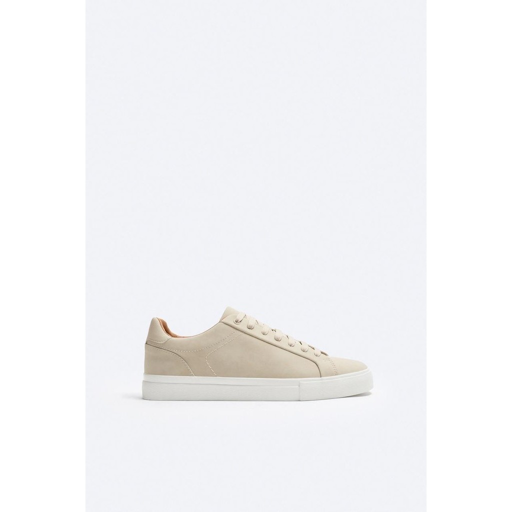 Giày sneaker Zara chính hãng Beige Classic - Be Dáng cổ điển