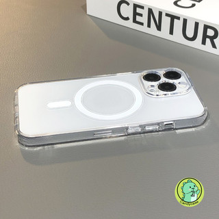 Ốp Từ Tính Cho Samsung Galaxy M40s A52 A52s A53 A54 A55 A70 A70s A71 A72 A73 F15 M15 F62 M62 5G 4G Vỏ Mềm TPU Sạc Không Dây Trong Suốt